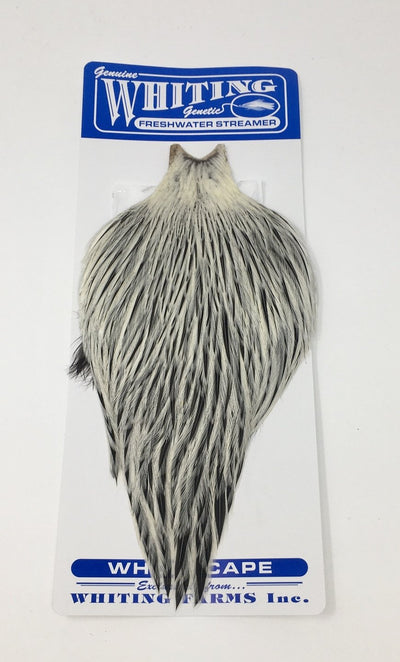 Whiting American Freshwater Streamer Cape Badger Saddle Hackle, Hen Hackle, Asst. Feathers
