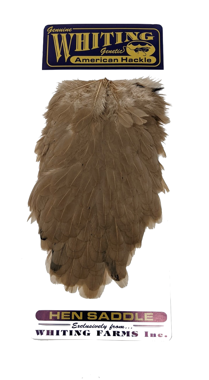 Whiting American Hen Saddles Saddle Hackle, Hen Hackle, Asst. Feathers