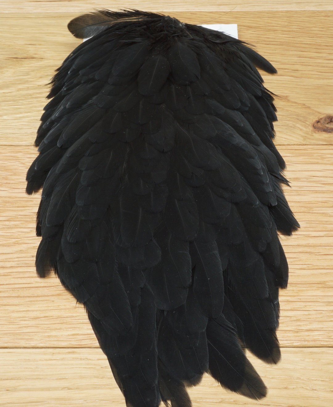 Whiting American Hen Saddles Black Saddle Hackle, Hen Hackle, Asst. Feathers