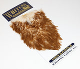 Whiting American Hen Saddles Medium Ginger Saddle Hackle, Hen Hackle, Asst. Feathers