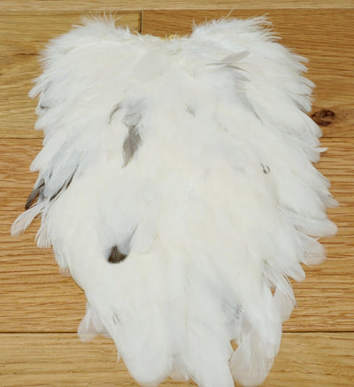 Whiting American Hen Saddles White Saddle Hackle, Hen Hackle, Asst. Feathers