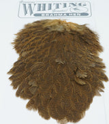 Whiting Brahma Hen Saddle Saddle Hackle, Hen Hackle, Asst. Feathers