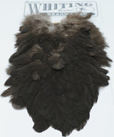 Whiting Brahma Hen Saddle Saddle Hackle, Hen Hackle, Asst. Feathers