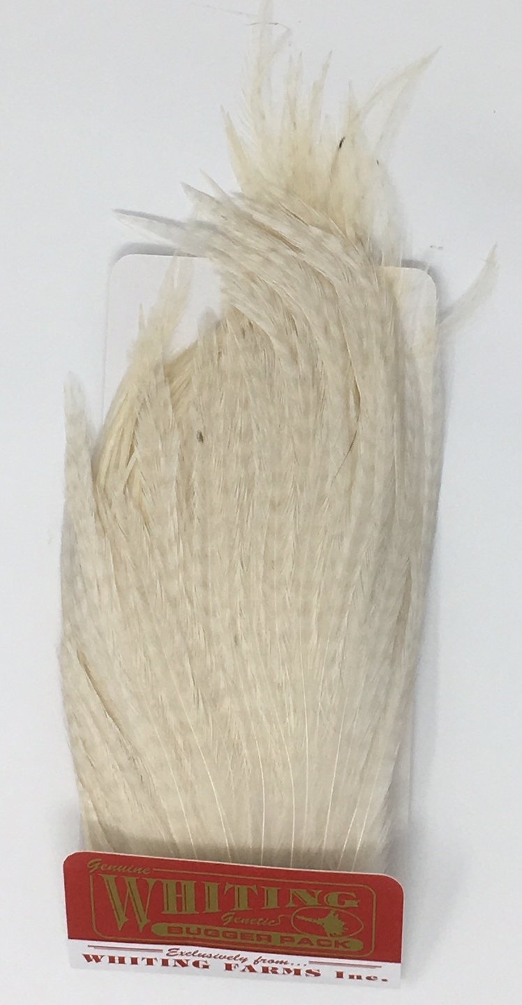 Whiting Bugger Pack White Saddle Hackle, Hen Hackle, Asst. Feathers