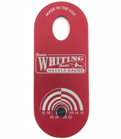 Whiting Farms Hackle Gauge ruby