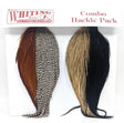 Whiting Farms Introductory Hackle Pack - Four 1/2 Capes Saddle Hackle, Hen Hackle, Asst. Feathers