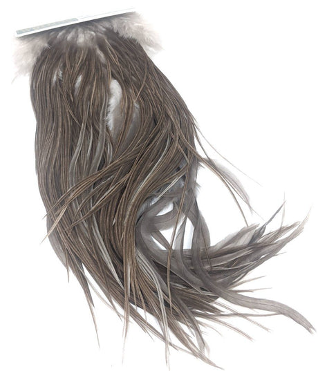 Whiting Hebert Miner Pro Grade Saddle Medium Dun Dry Fly Hackle