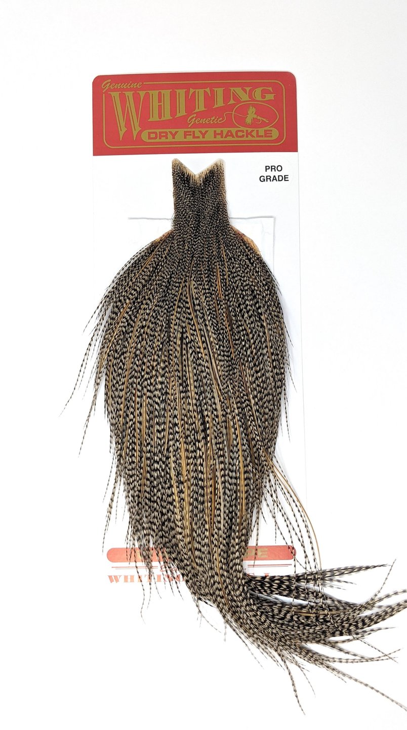 Whiting Pro Grade Cape Grizzly Variant Dry Fly Hackle