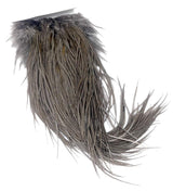 Whiting Pro Grade Saddle White Dyed Dark Dun Dry Fly Hackle