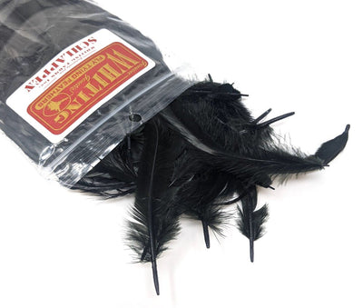 Whiting Schlappen Pack 1/4 Ounce Black Saddle Hackle, Hen Hackle, Asst. Feathers
