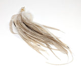 Whiting Schlappen Pack 6-10" Bundle Pale Watery Dun Saddle Hackle, Hen Hackle, Asst. Feathers