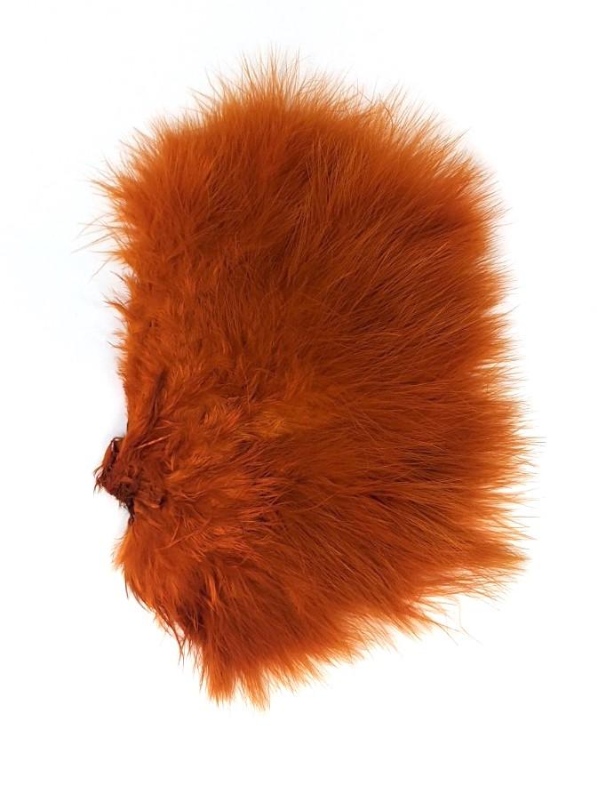 Whiting Super Bou Marabou Burnt Orange Saddle Hackle, Hen Hackle, Asst. Feathers