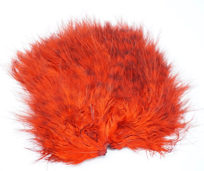 Whiting Super Bou Marabou Grizzly Red Saddle Hackle, Hen Hackle, Asst. Feathers