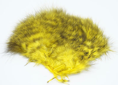 Whiting Super Bou Marabou Grizzly Yellow Saddle Hackle, Hen Hackle, Asst. Feathers