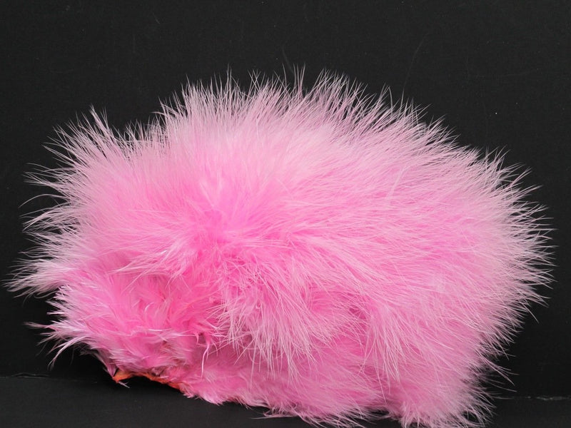 Whiting Super Bou Marabou Shell Pink Saddle Hackle, Hen Hackle, Asst. Feathers