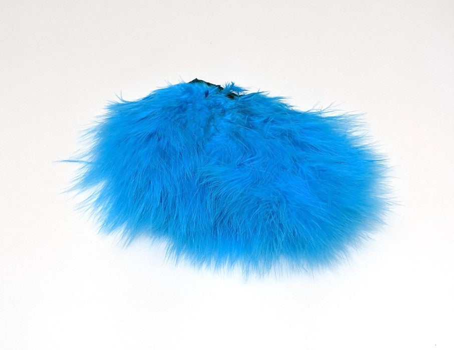 Whiting Super Bou Marabou Silver Doctor Blue Saddle Hackle, Hen Hackle, Asst. Feathers