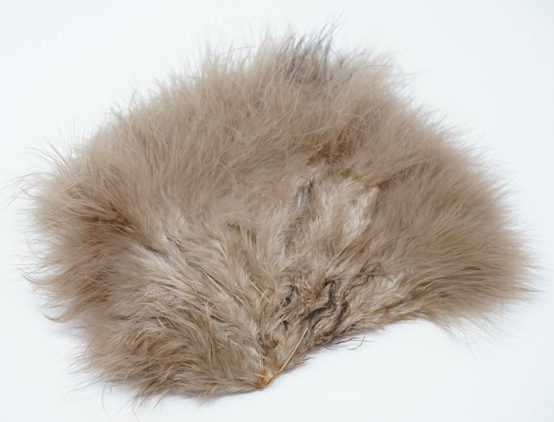 Whiting Super Bou Marabou Tan Saddle Hackle, Hen Hackle, Asst. Feathers