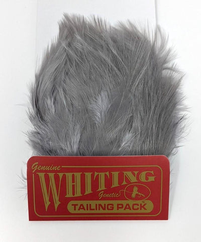 Whiting Tailing Pack Coq De Leon Light Dun Saddle Hackle, Hen Hackle, Asst. Feathers
