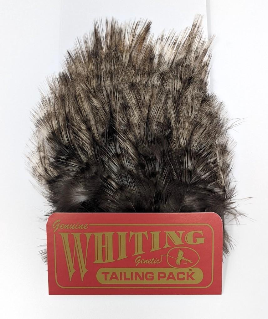 Whiting Tailing Pack Coq De Leon Light Pardo Saddle Hackle, Hen Hackle, Asst. Feathers