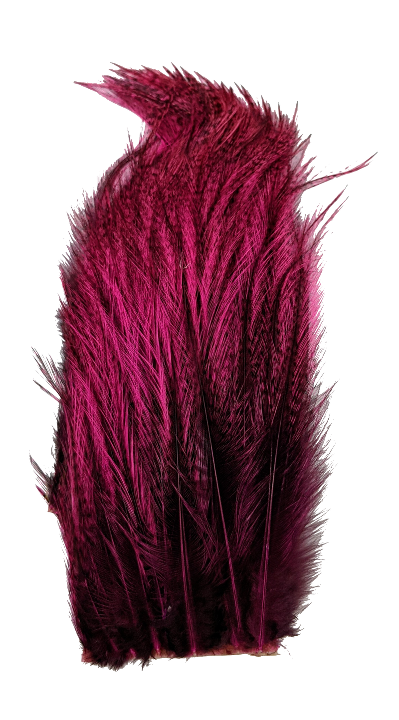 Whiting Tailing Pack Dyed Pardo Pink Saddle Hackle, Hen Hackle, Asst. Feathers