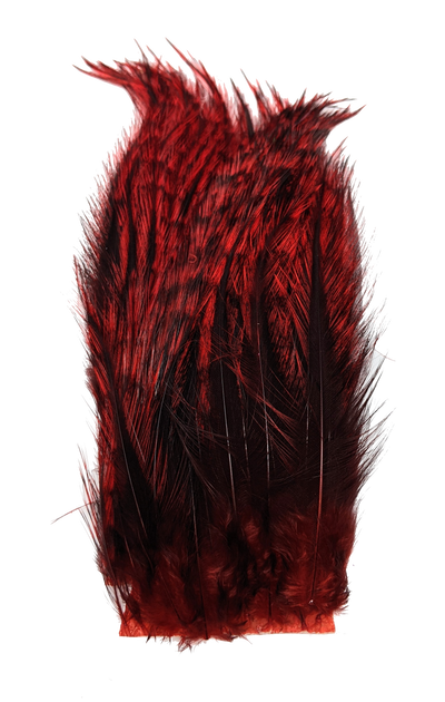 Whiting Tailing Pack Dyed Pardo Red Saddle Hackle, Hen Hackle, Asst. Feathers