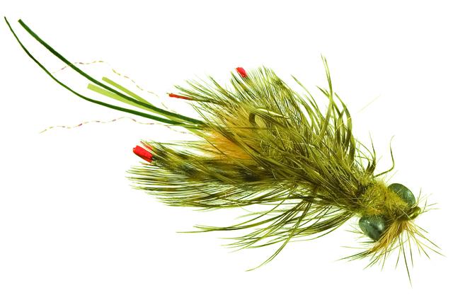 Whitlock's Near Nuff Crayfish Dirty Olive / 6 Flies