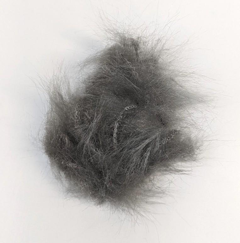 Wire Free Synthetic Fox Brushes #165 Gray Chenilles, Body Materials