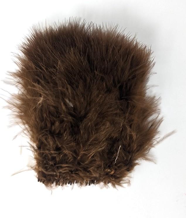 Wooly Bugger Marabou Dark Brown Saddle Hackle, Hen Hackle, Asst. Feathers