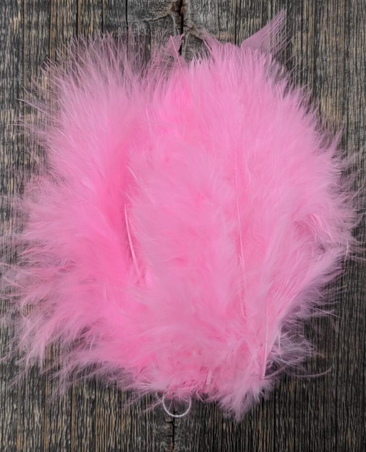 Wooly Bugger Marabou Fl. Pink Saddle Hackle, Hen Hackle, Asst. Feathers