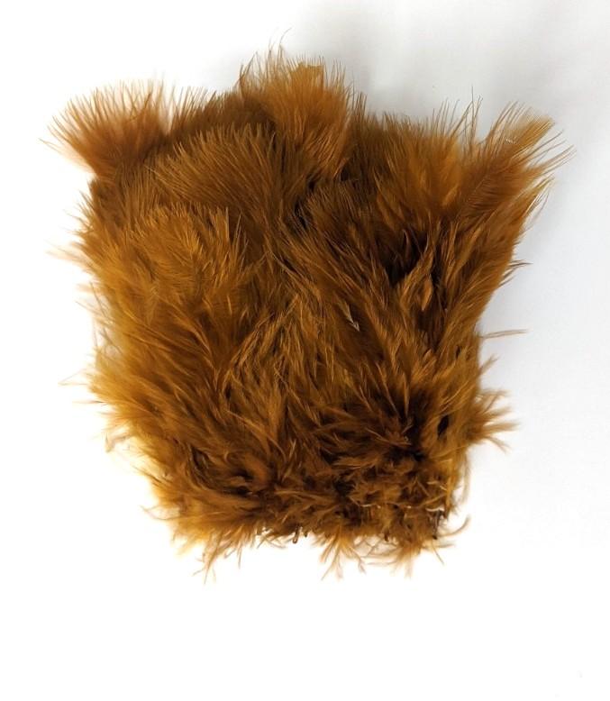 Wooly Bugger Marabou Golden Brown Saddle Hackle, Hen Hackle, Asst. Feathers