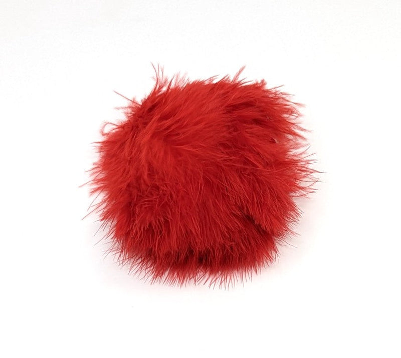 Wooly Bugger Marabou Red Saddle Hackle, Hen Hackle, Asst. Feathers