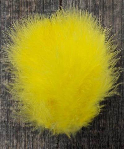 Wooly Bugger Marabou Yellow Saddle Hackle, Hen Hackle, Asst. Feathers