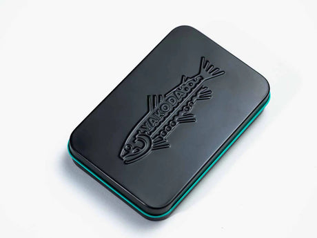 Yakoda Slim Tin Charcoal/Teal Fly Box