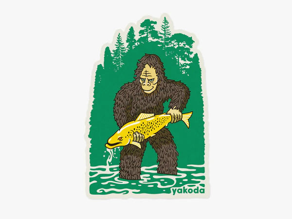 Yakoda Stickers Bigfoot Sticker Stickers