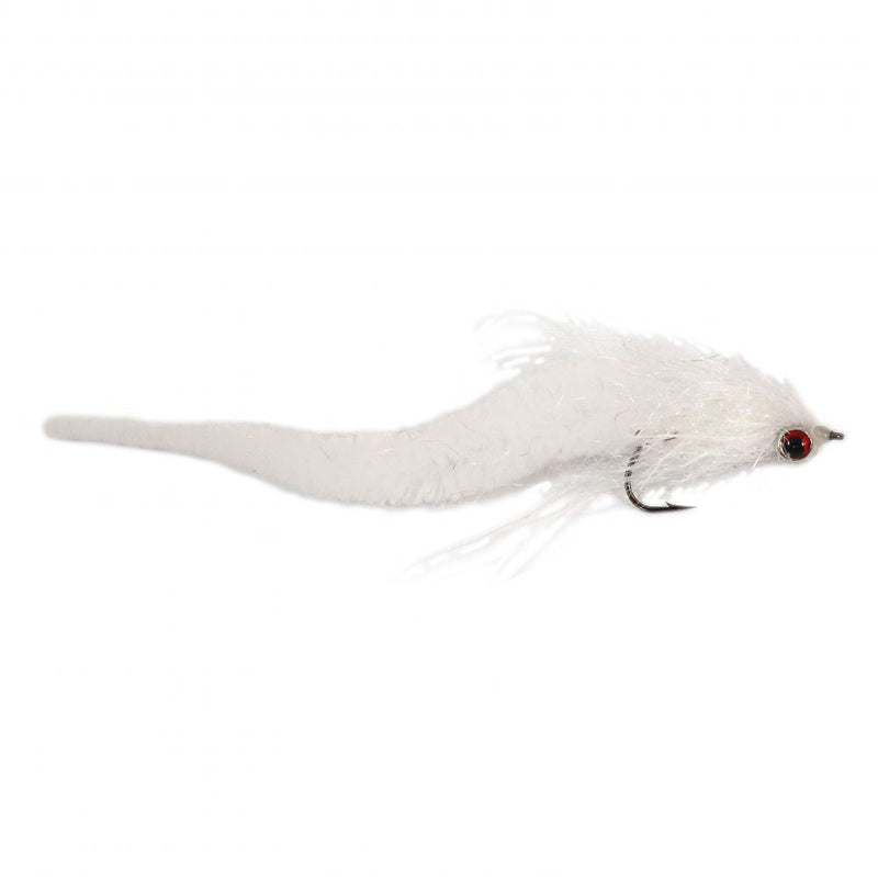 YFG Mini Dragon White Warmwater Flies