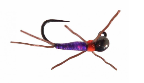 YFG Tung Drop Purple Rubber Leg / 14 Flies